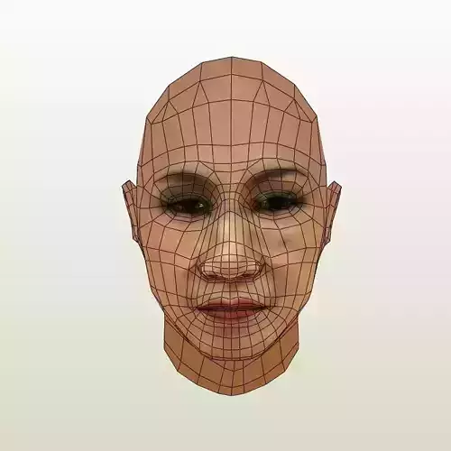 woman head v-6