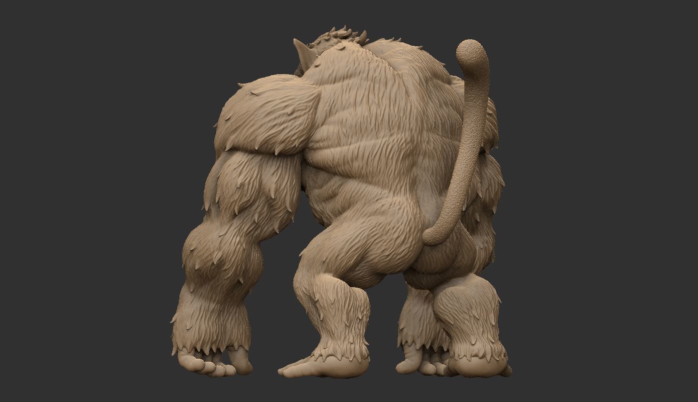 Oozaru - GOKU - Dragonball Z 3D print model_3