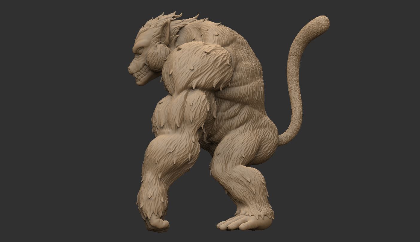 Oozaru - GOKU - Dragonball Z 3D print model_8