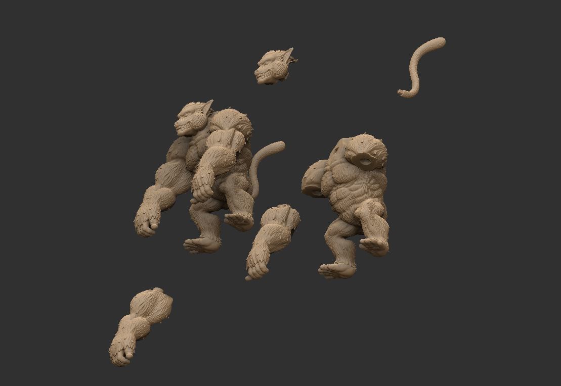 Oozaru - GOKU - Dragonball Z 3D print model_15