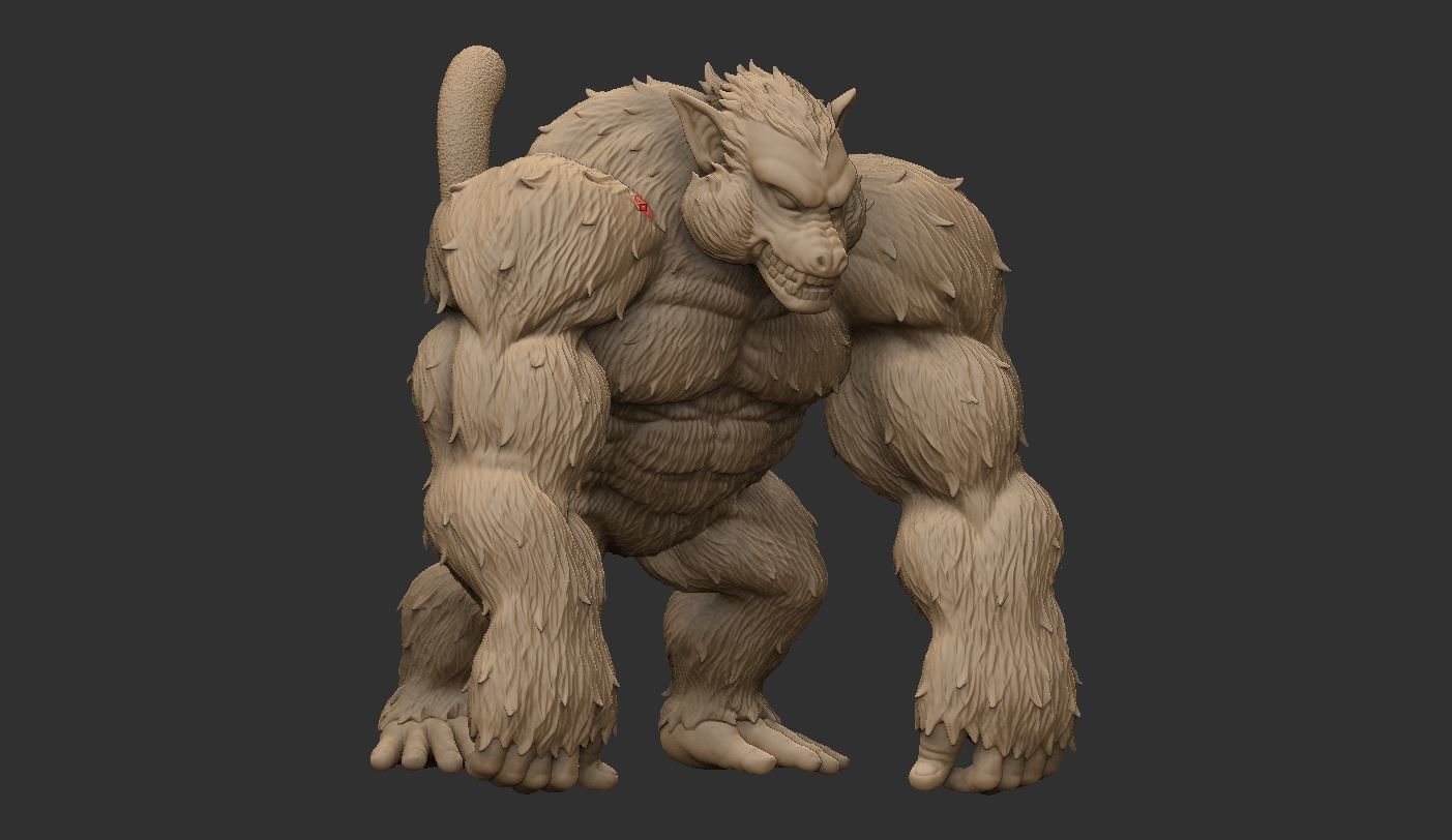 Oozaru - GOKU - Dragonball Z 3D print model_4