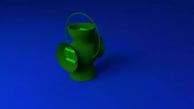 Green Latern 3D print model