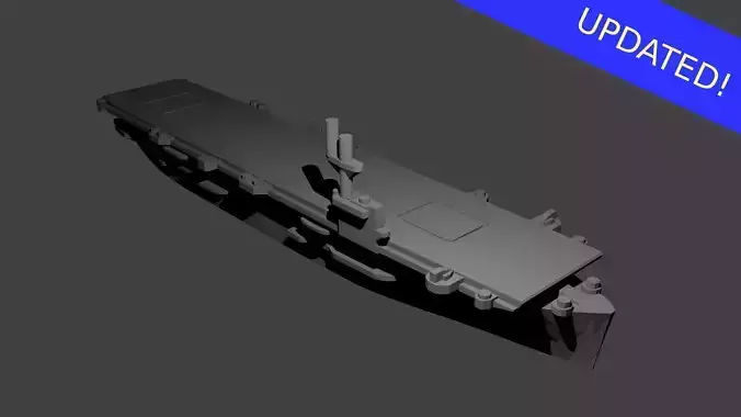 US Bogue Class Aircraft Carrier Free 3D print model