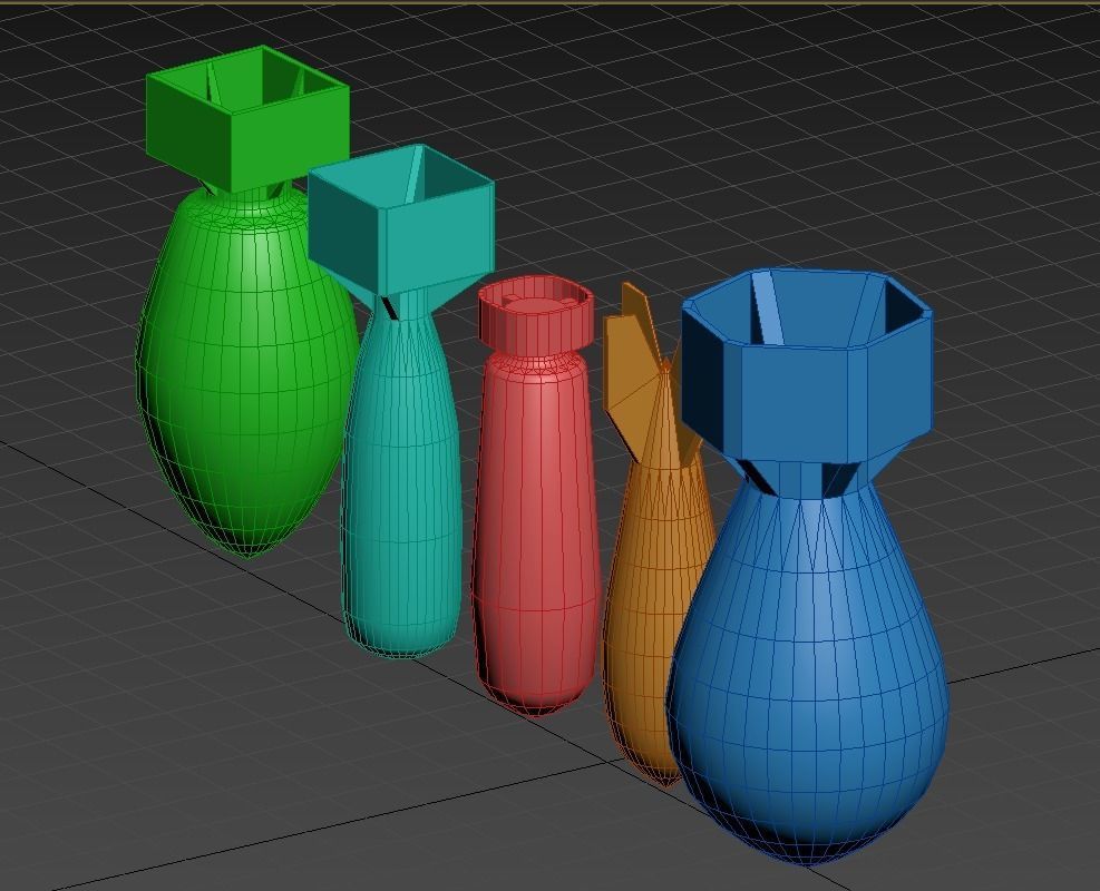 Nuclear Bombs Free 3D model_2