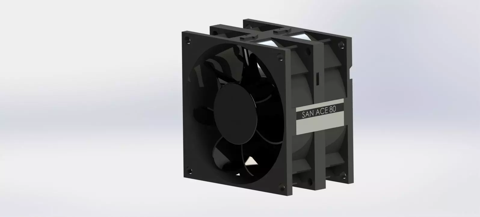 SAN ACE 80 FAN Free 3D model