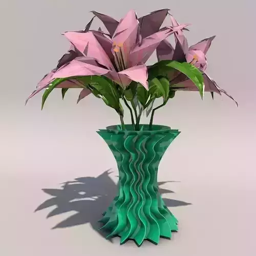 wavy vase