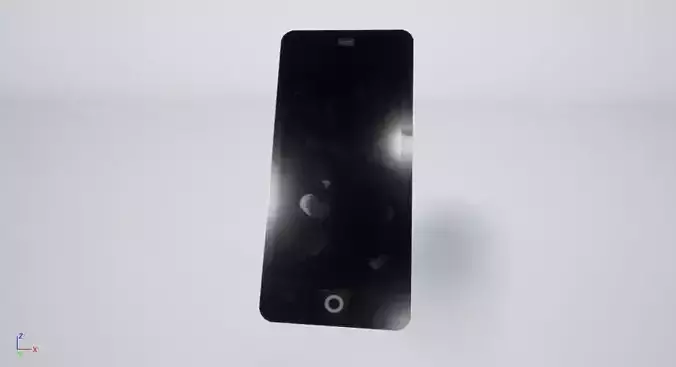 7-cell phone low poly and hig quality Low-poly 3D model
