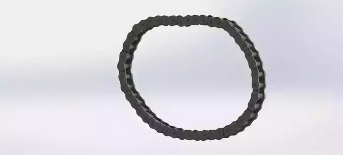 23 Link Chain Free 3D model