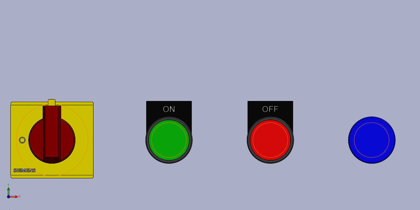 Configurable Electrical Panel Housing 3D model_1