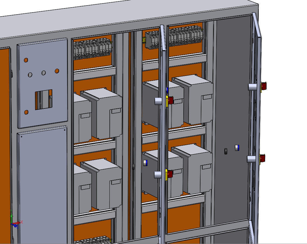Configurable Electrical Panel Housing 3D model_2
