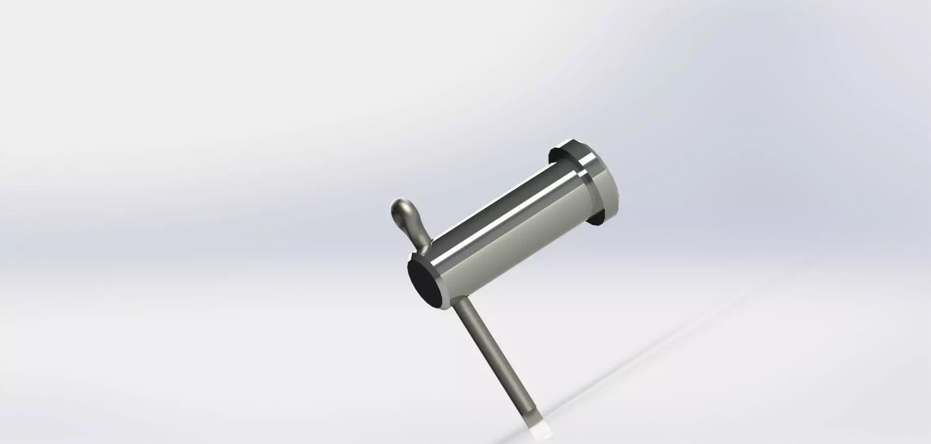 Clevis Pin with Cotter Pin Free 3D model_0