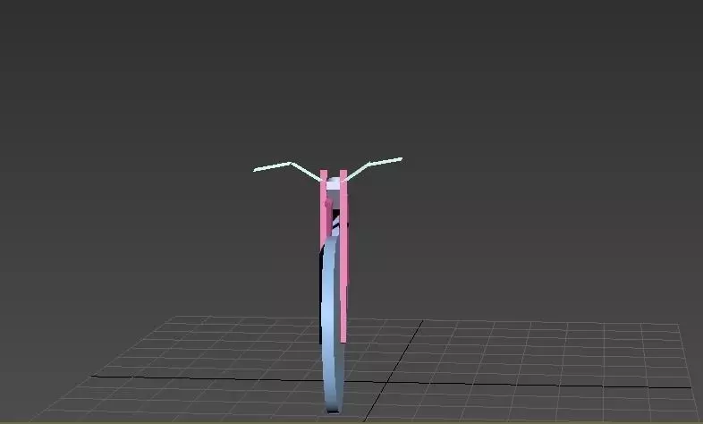 foot bicycle Low-poly 3D model