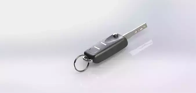 Car Key FOB Folding Free 3D model