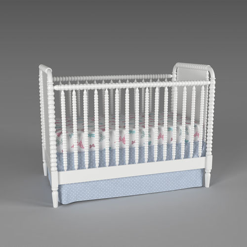 Baby crib 3D model