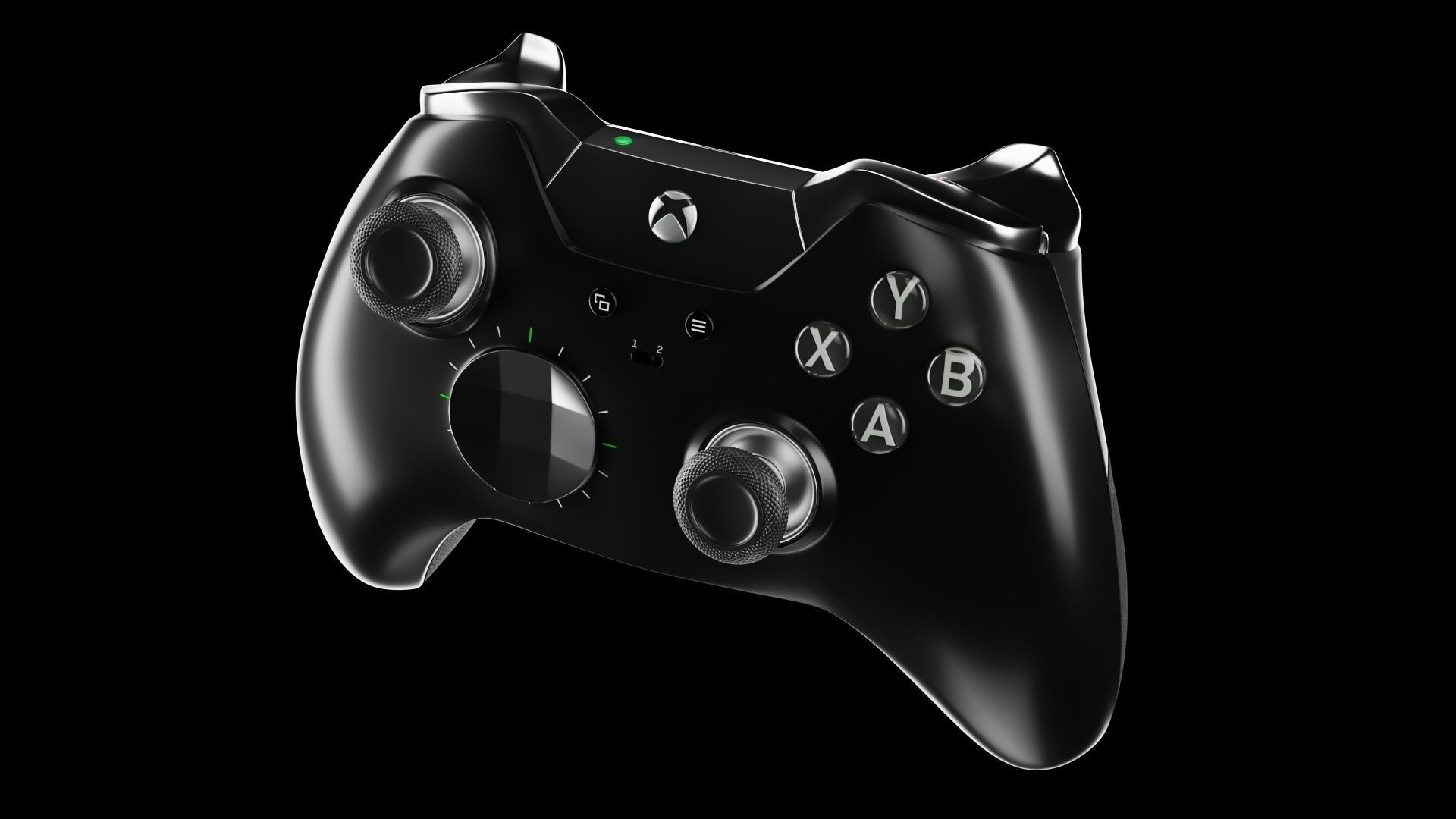 XBOX ONE ELITE WIRELESS CONTROLLER 3D model_13
