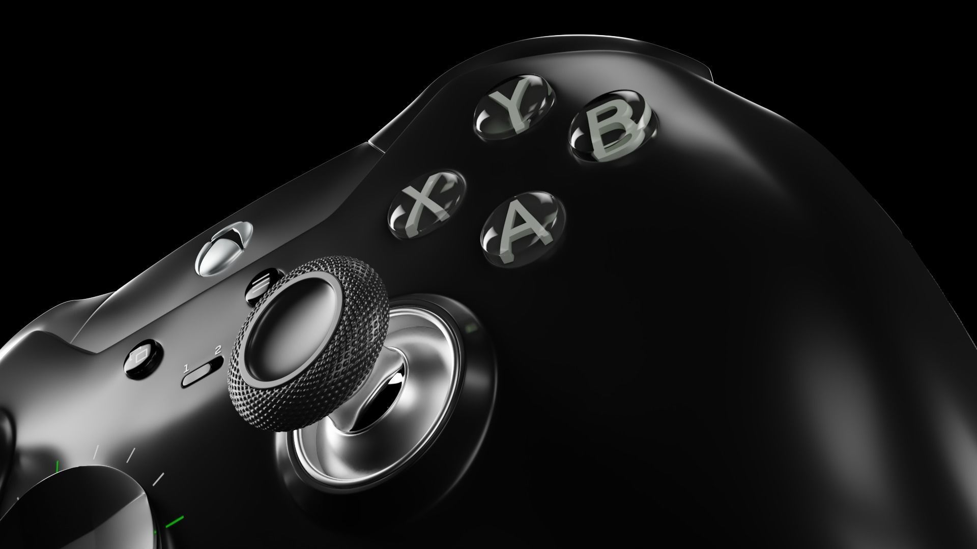 XBOX ONE ELITE WIRELESS CONTROLLER 3D model_5