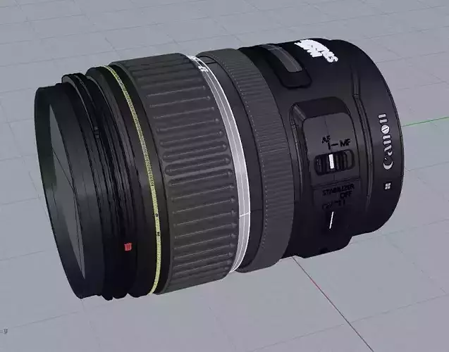 CANON camera lens 3D model