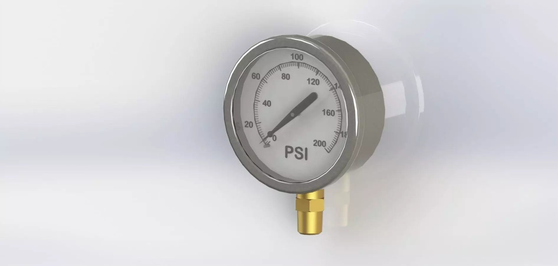 Pressure Gauge Free 3D model