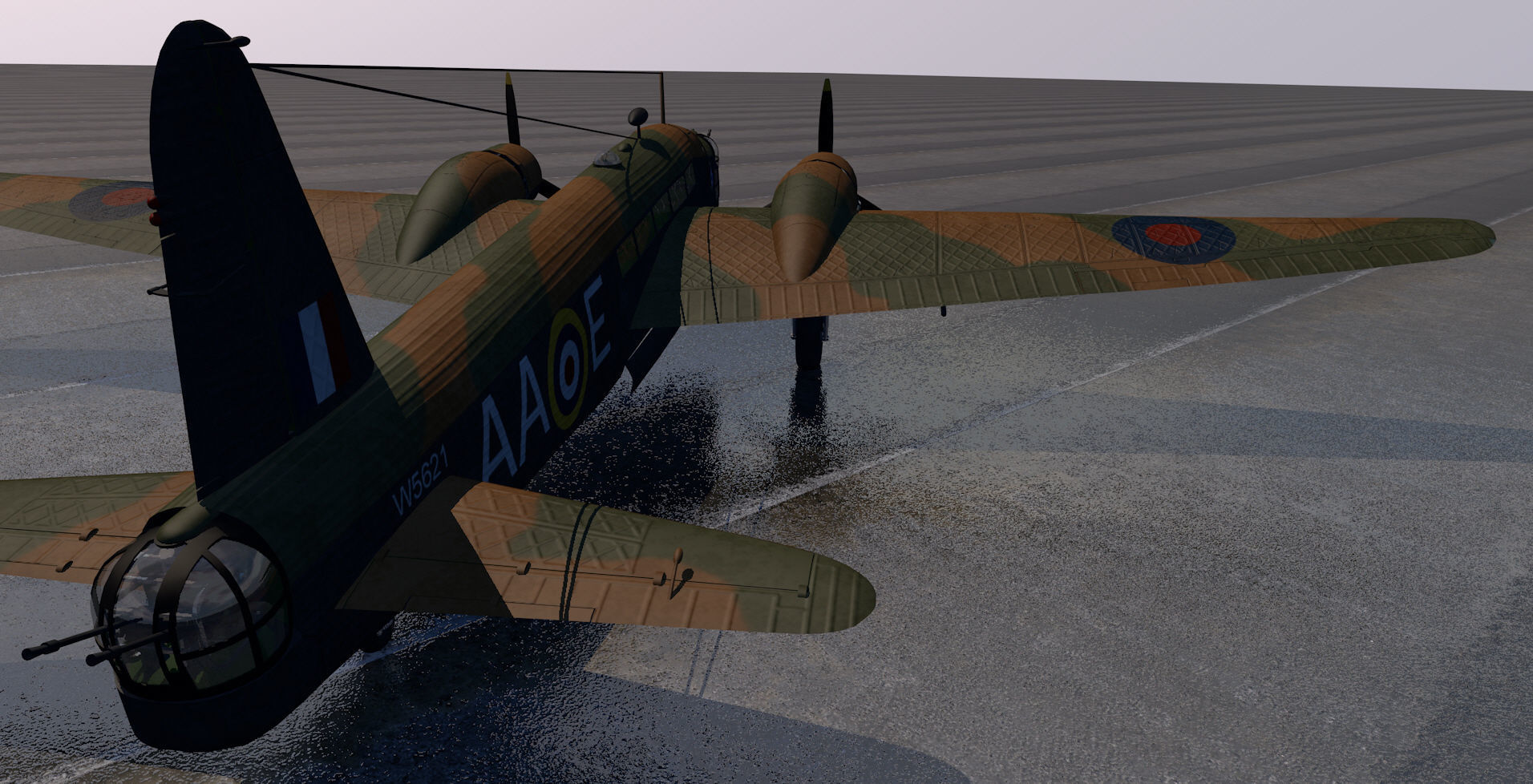 Vickers Wellington Mk-1C - RNZAF 3D model_5