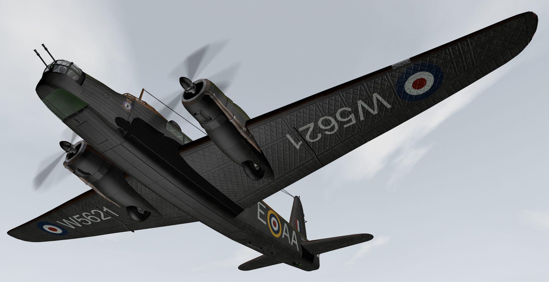 Vickers Wellington Mk-1C - RNZAF 3D model_10