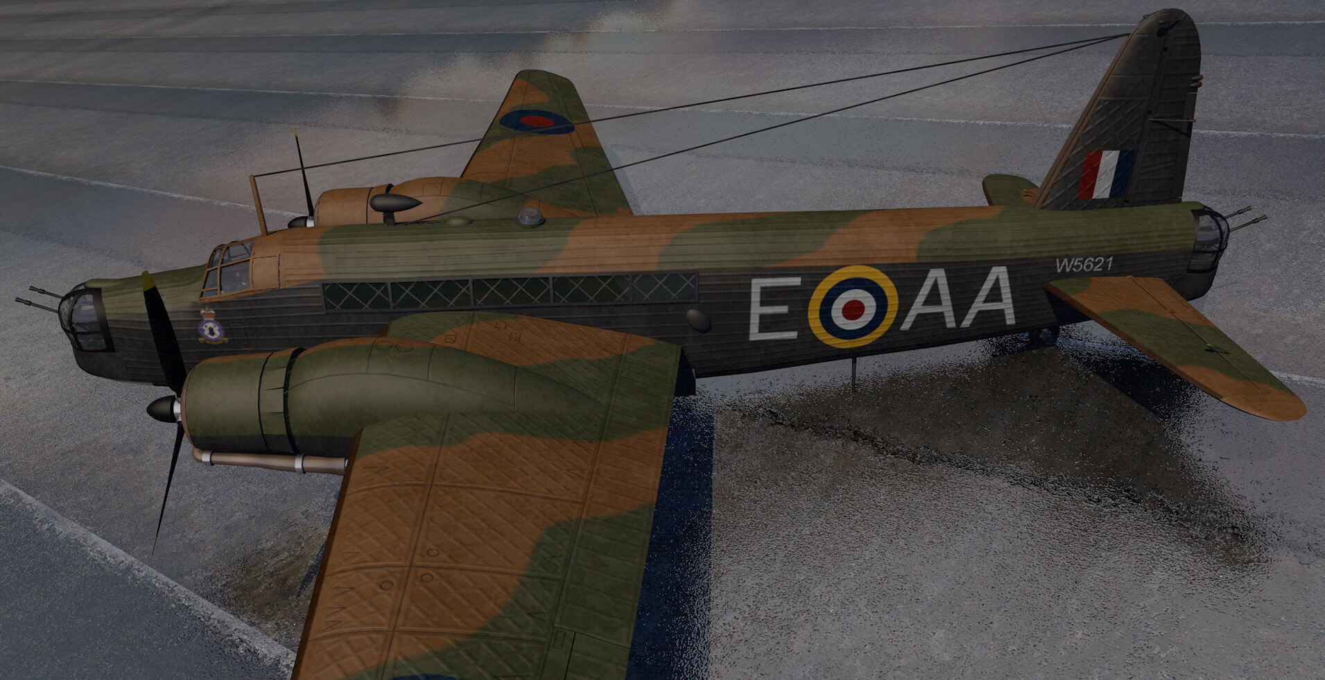 Vickers Wellington Mk-1C - RNZAF 3D model_2