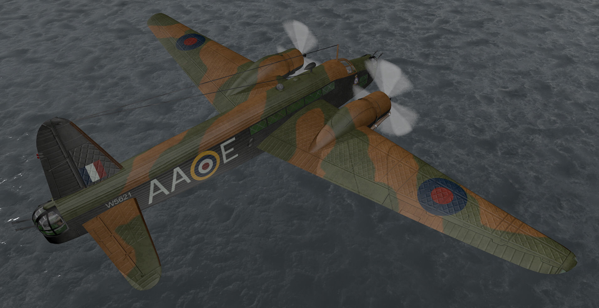 Vickers Wellington Mk-1C - RNZAF 3D model_9