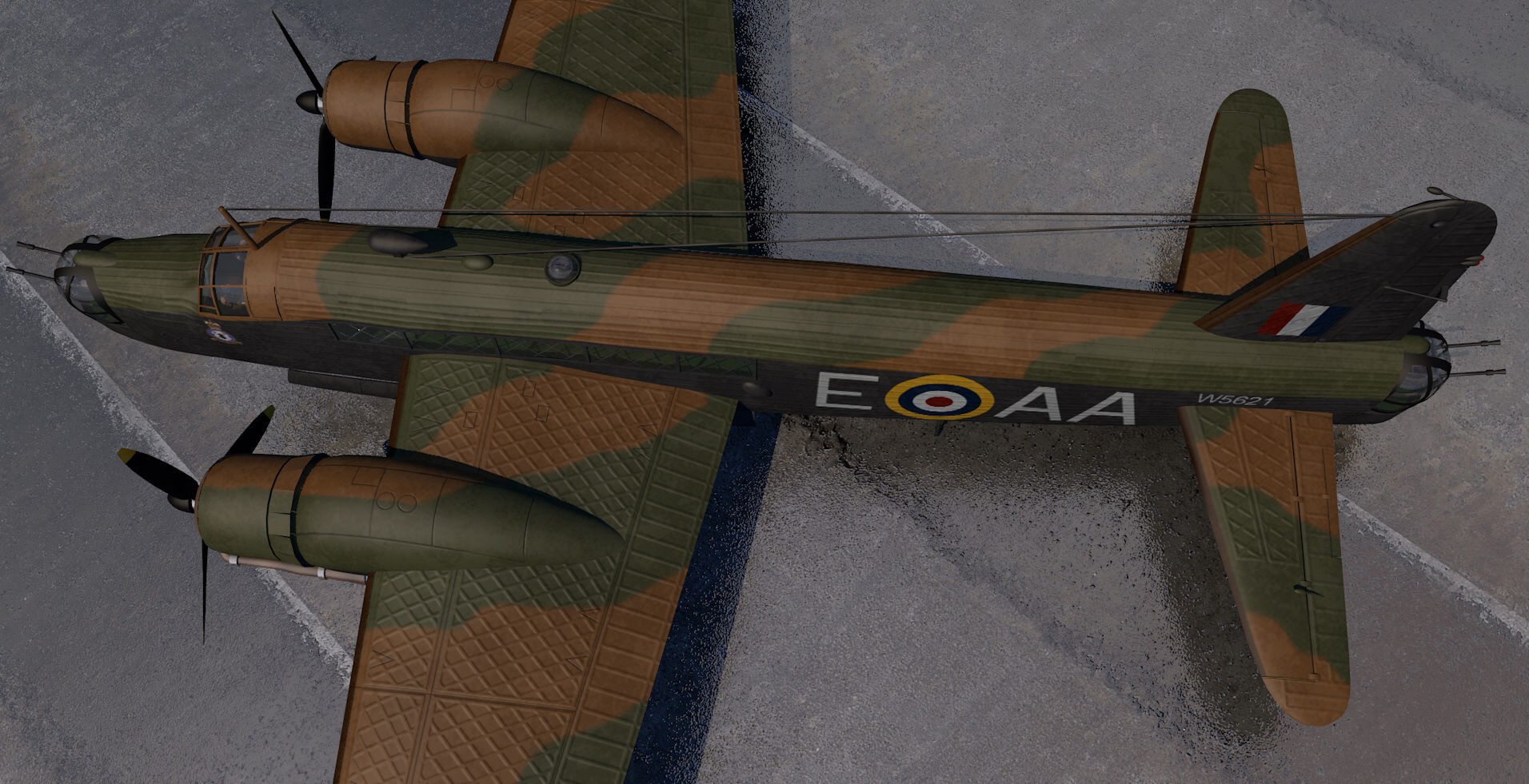 Vickers Wellington Mk-1C - RNZAF 3D model_7