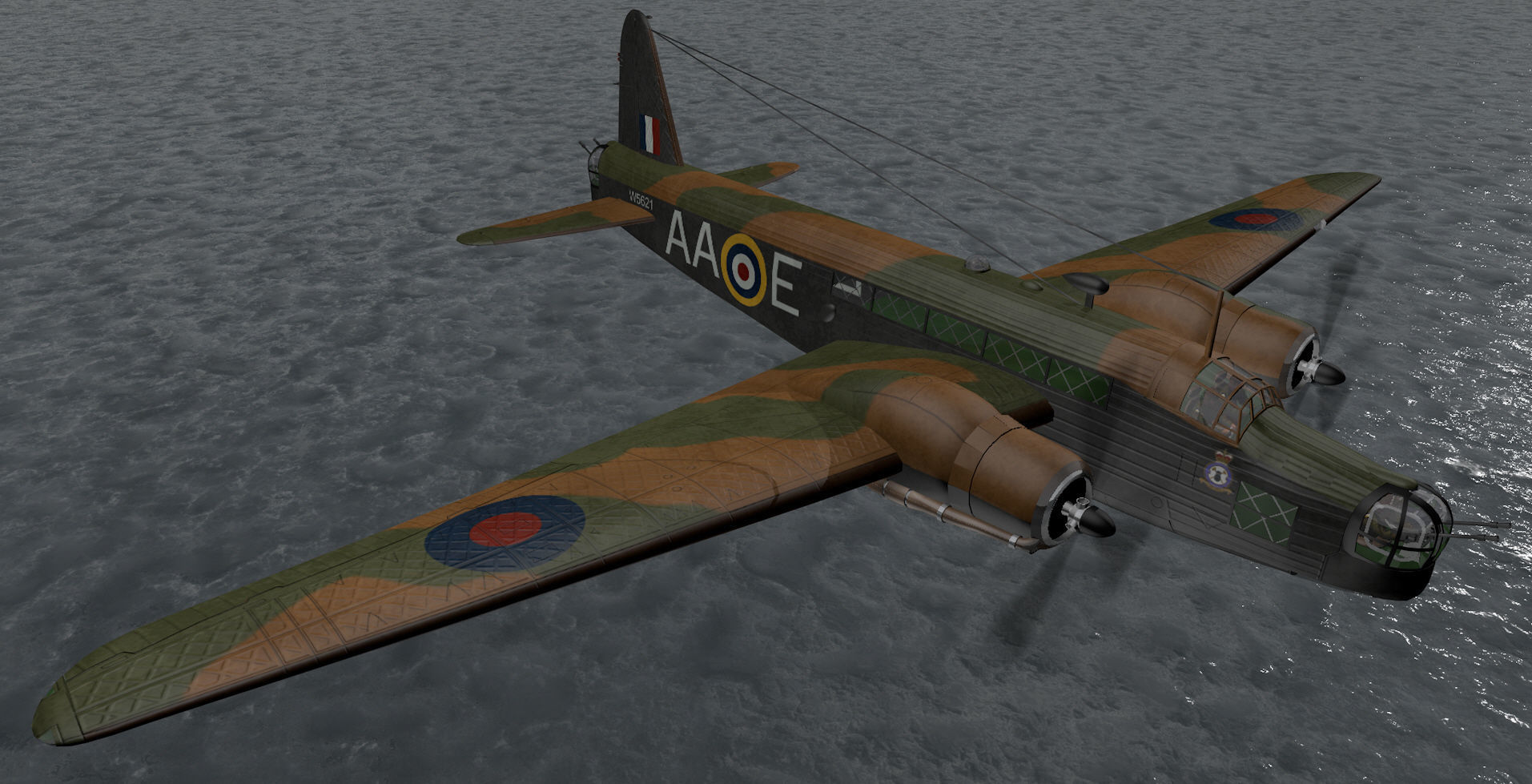 Vickers Wellington Mk-1C - RNZAF 3D model_8