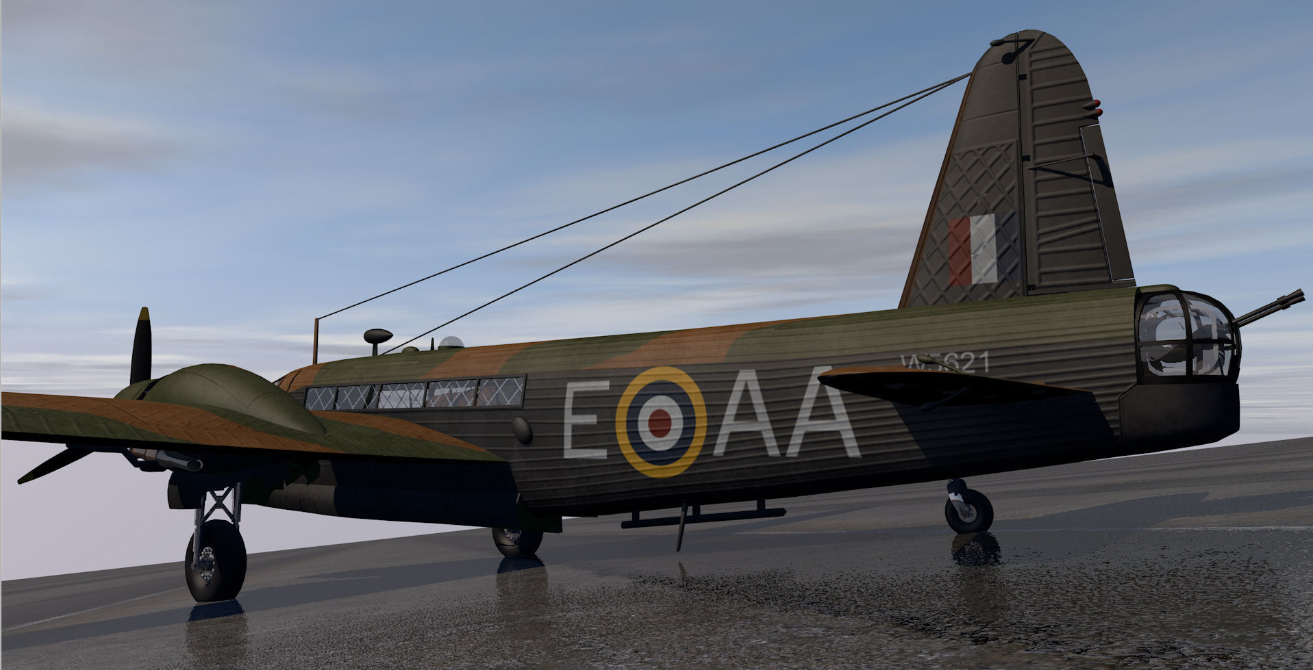 Vickers Wellington Mk-1C - RNZAF 3D model_3