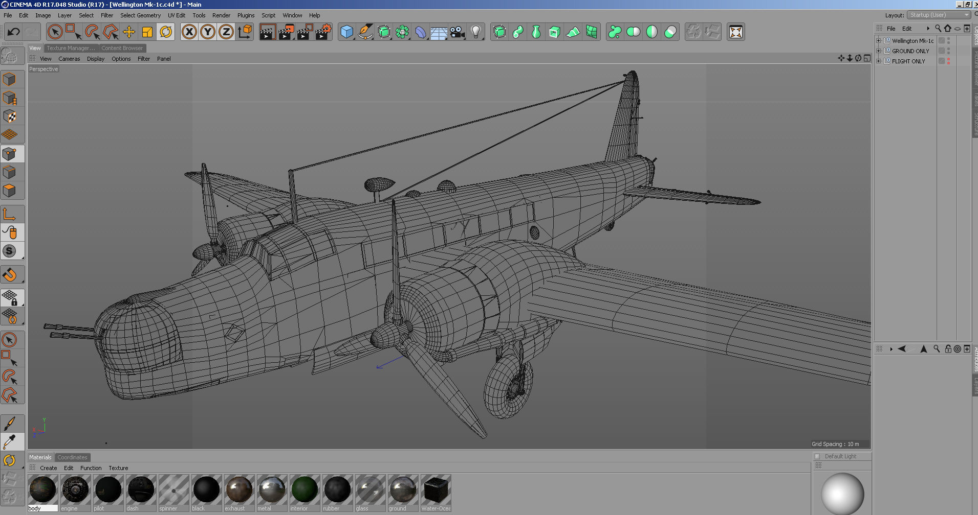 Vickers Wellington Mk-1C - RNZAF 3D model_12