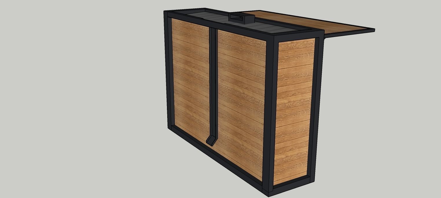 kitchen outdoor 3D model Low-poly 3D model_7