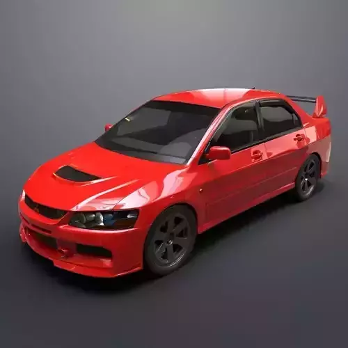 Mitsubishi lancer evolution IX 3D model