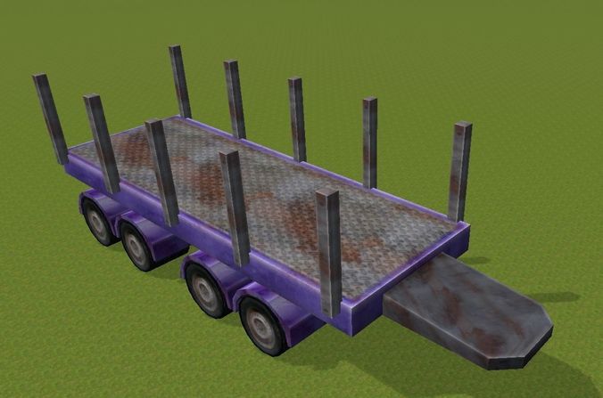 TRAILER in minecraft 3D model