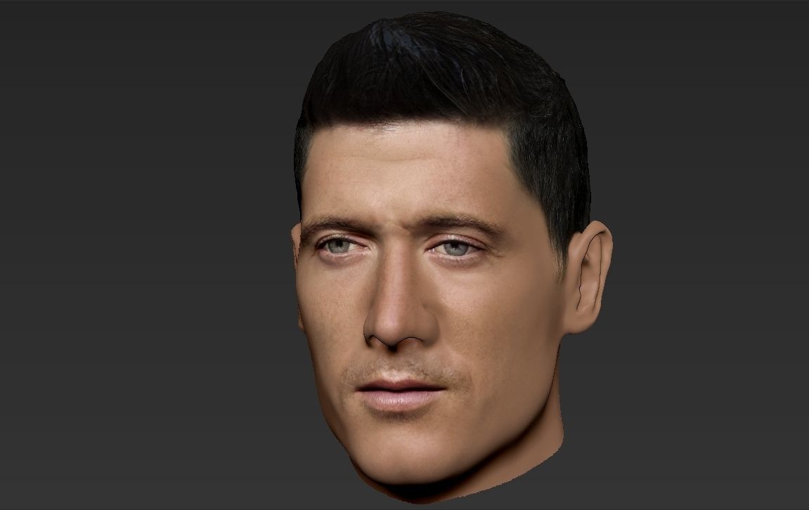 Robert Lewandowski 3D model_17
