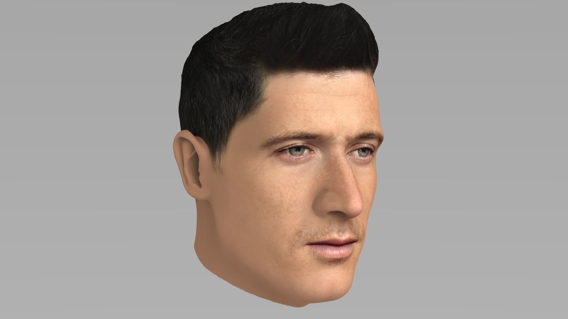 Robert Lewandowski 3D model_7