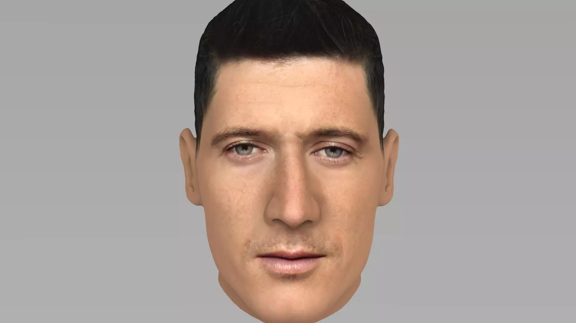 Robert Lewandowski 3D model_0