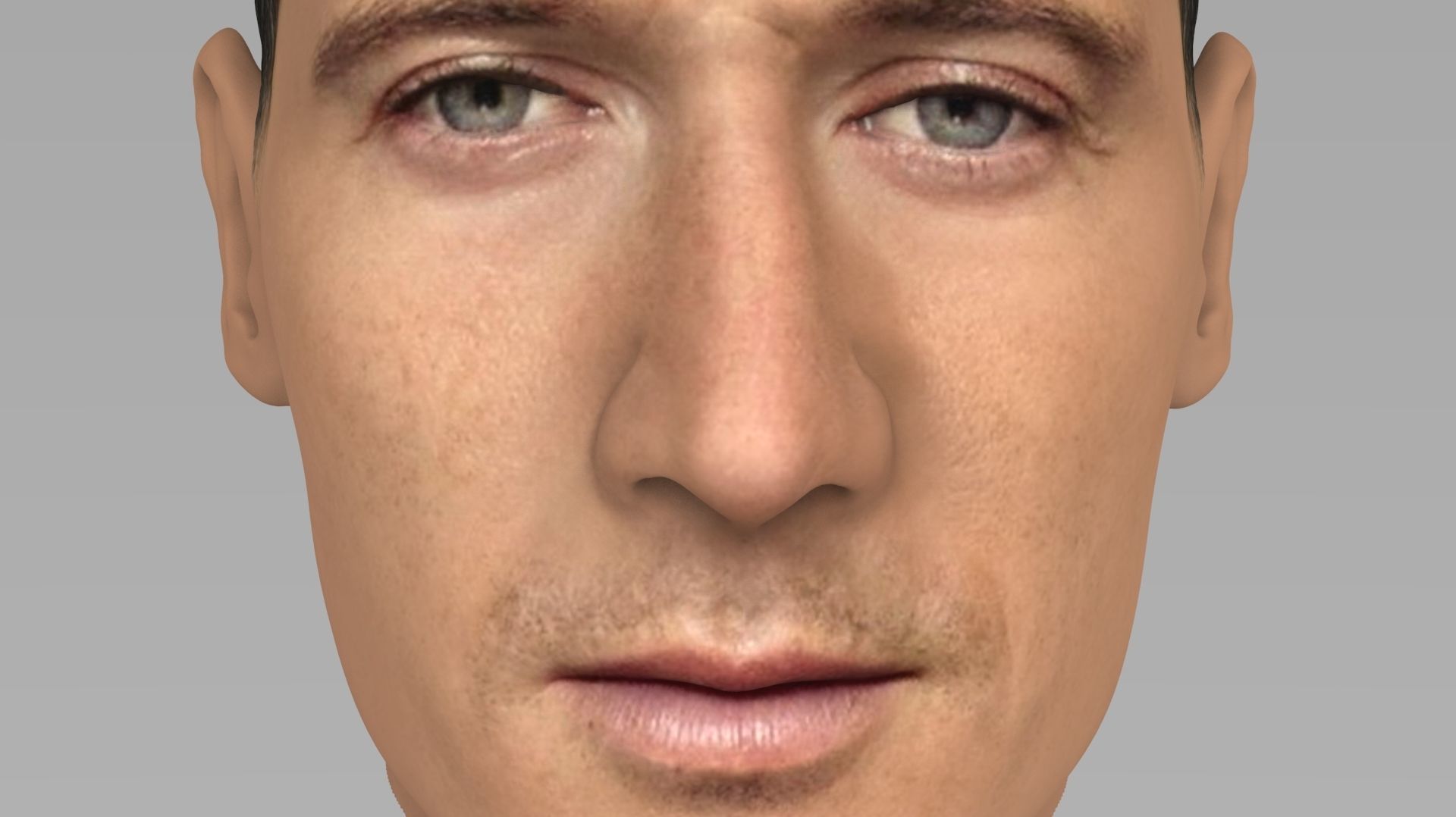 Robert Lewandowski 3D model_12