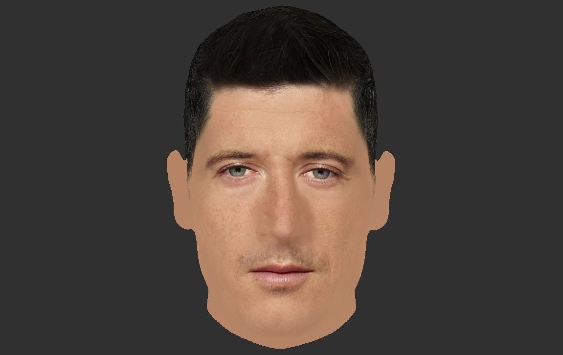 Robert Lewandowski 3D model_20