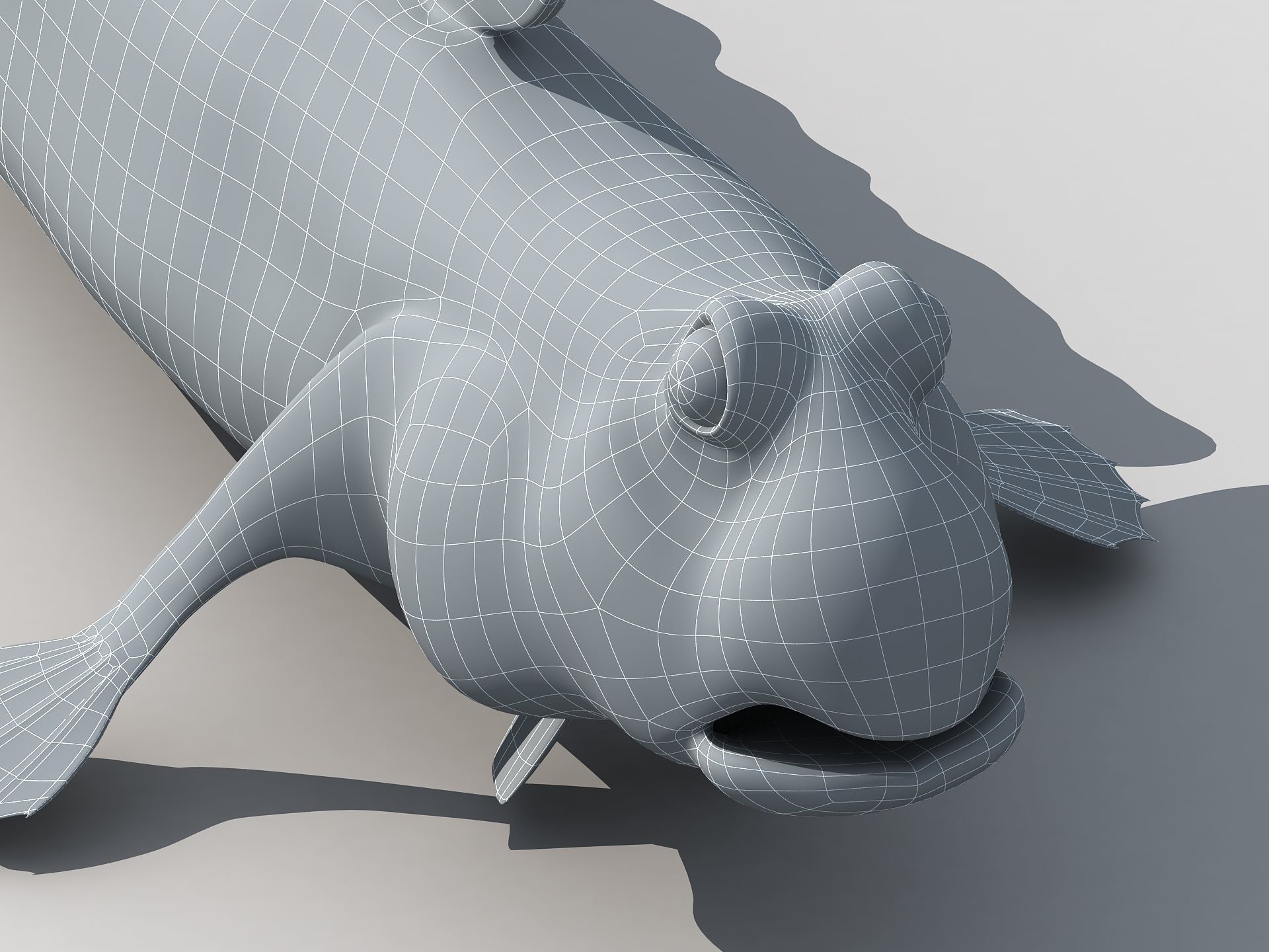 Jump Fish Boleophthalmus Pectinirostris Mudskippers  Low-poly 3D model_15