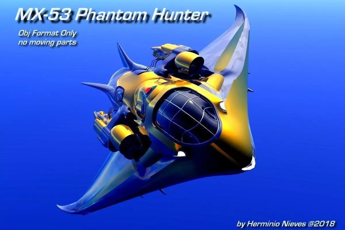 MX-53 Phantom Hunter 3D model