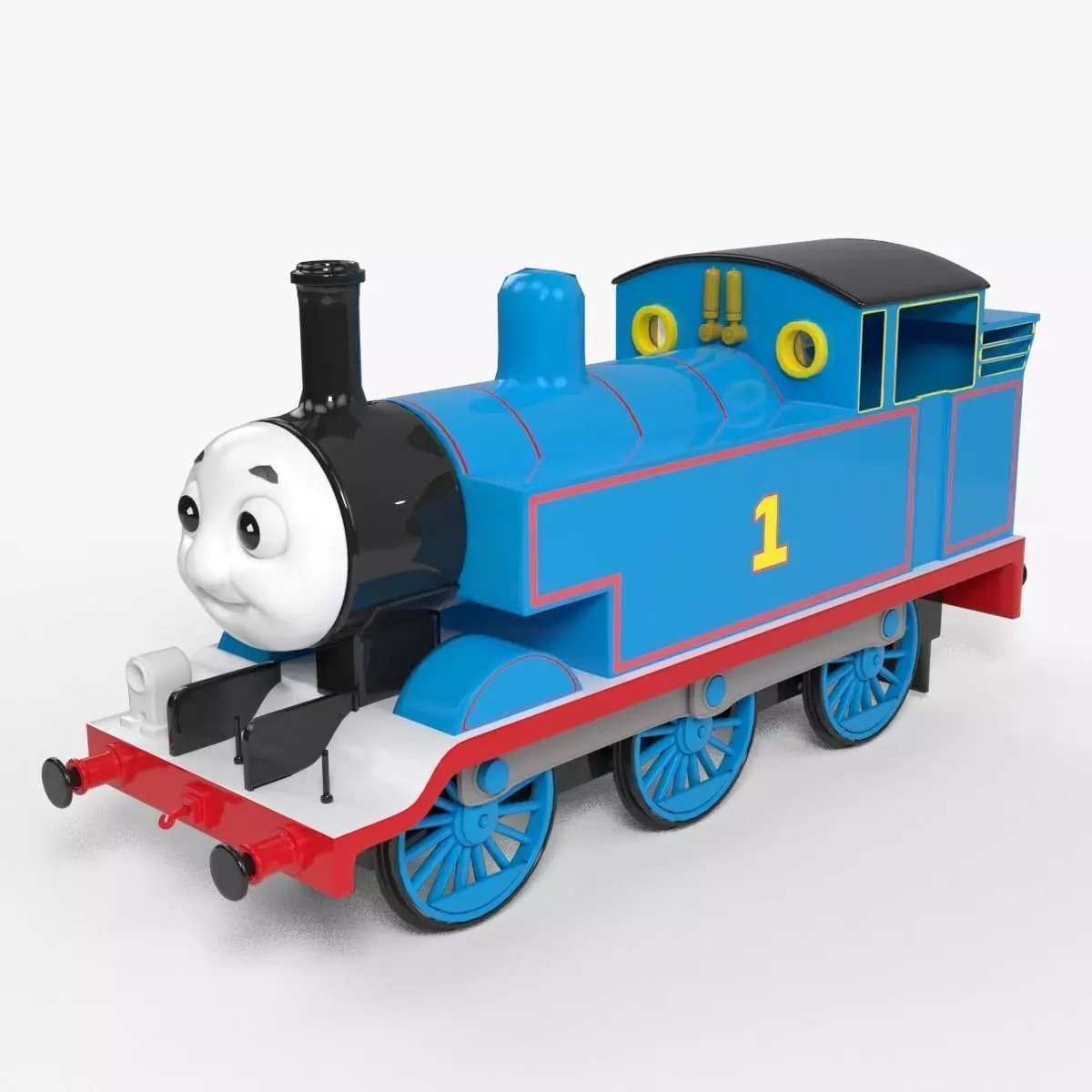 Thomas the Train Low-poly 3D model