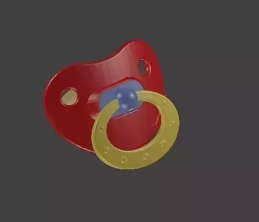 Dummy pacifier 3D model