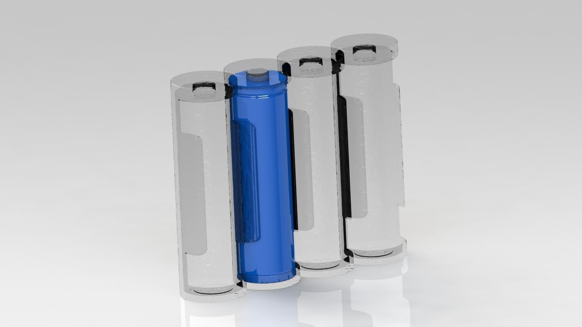 Battery Magazine free 3D Model STL