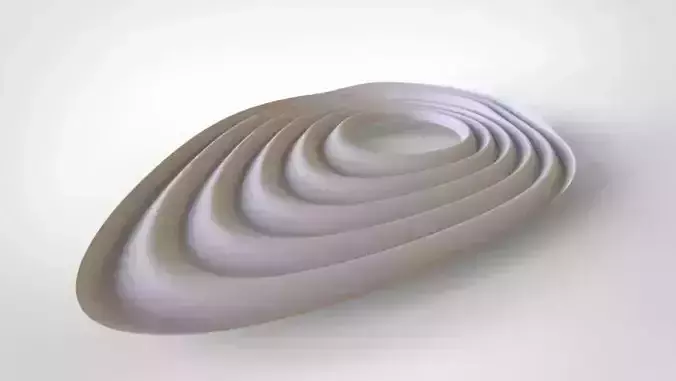 Water pattern sculpture
