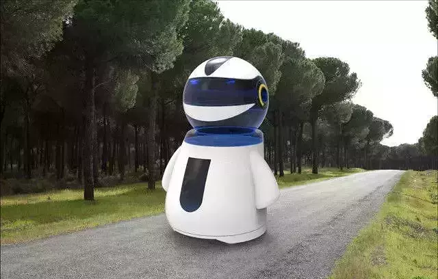 Robot pencil sharpener 3D model