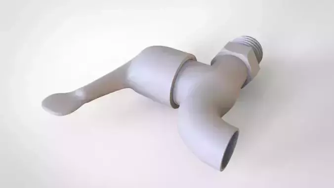 Faucet 3d model plastic