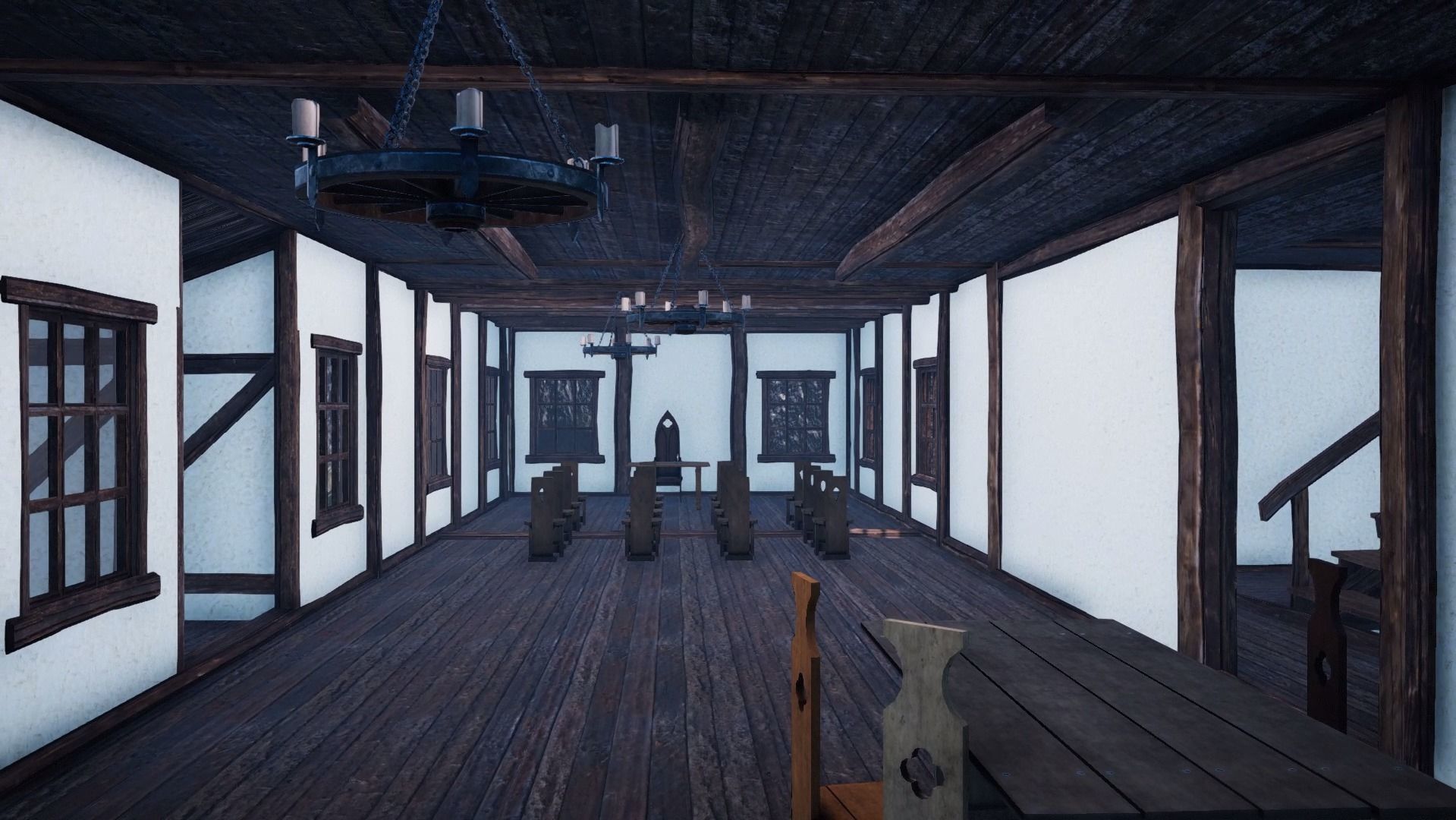 Medieval Modular City - Alchemic Blacksmith Prison and Addons Low-poly 3D model_30