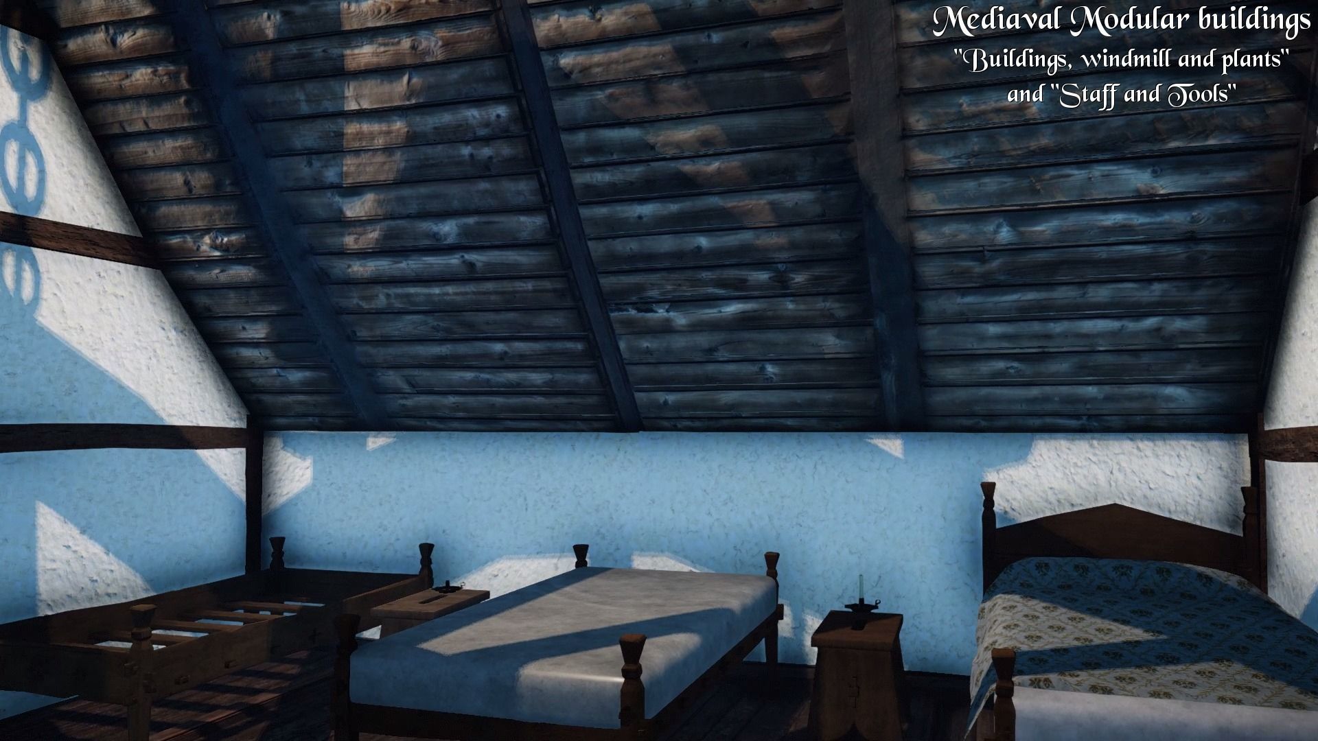 Medieval Modular City - Alchemic Blacksmith Prison and Addons Low-poly 3D model_20