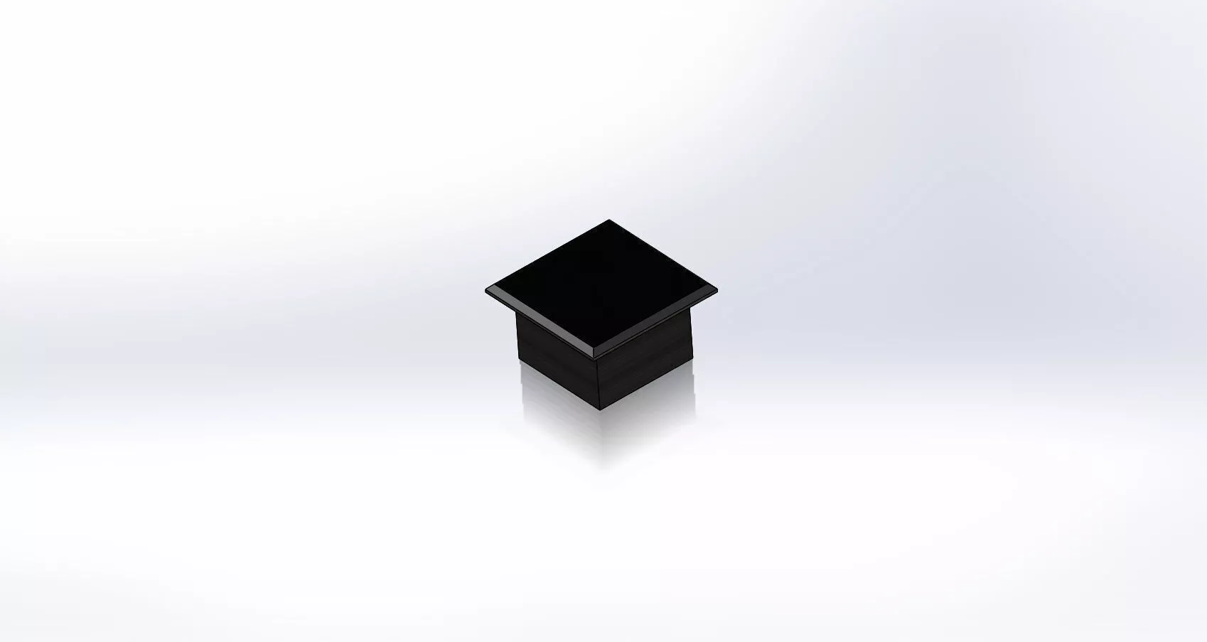 Square Plug Cap Free 3D model