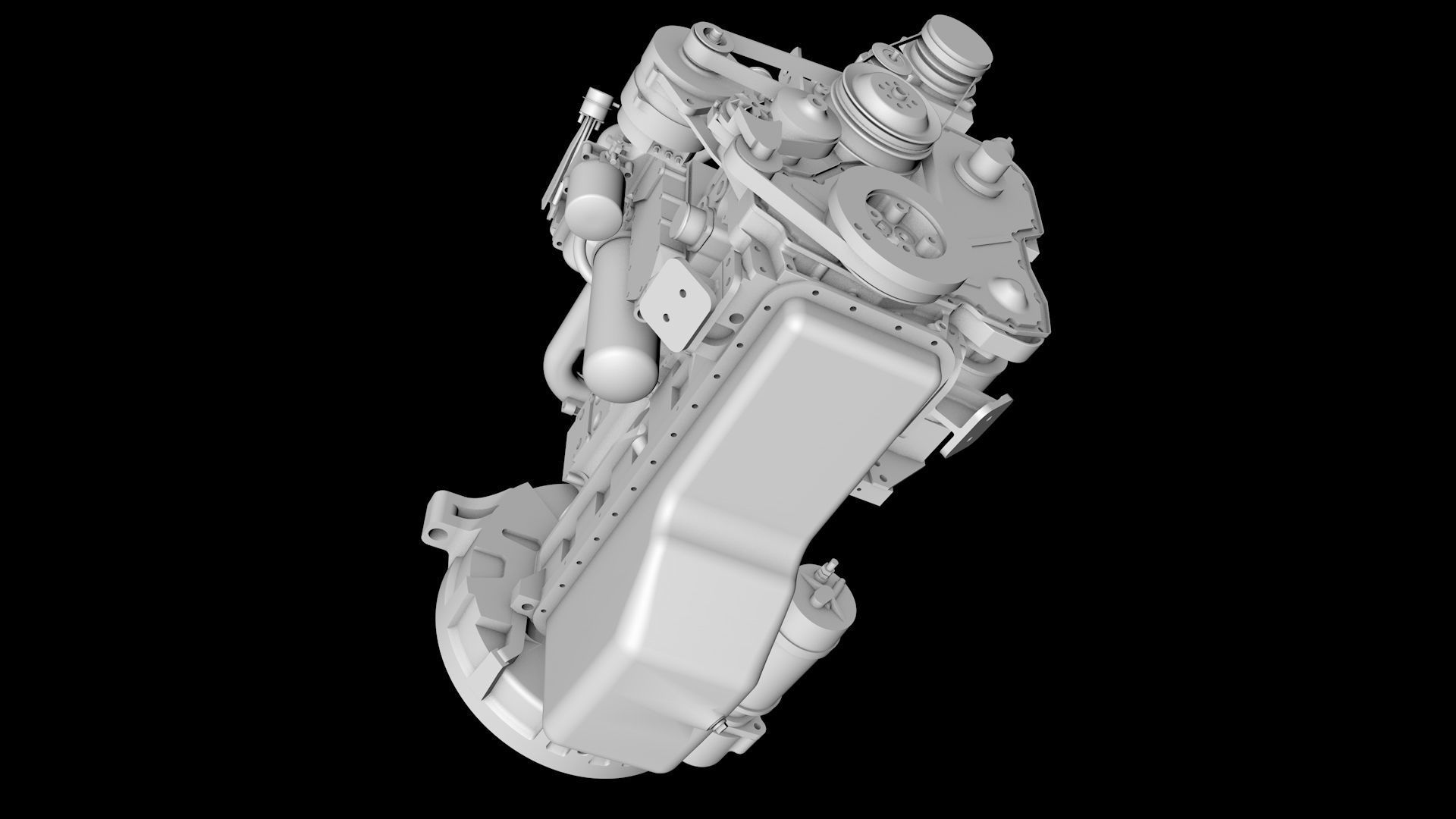 Diesel engines 3D model_7